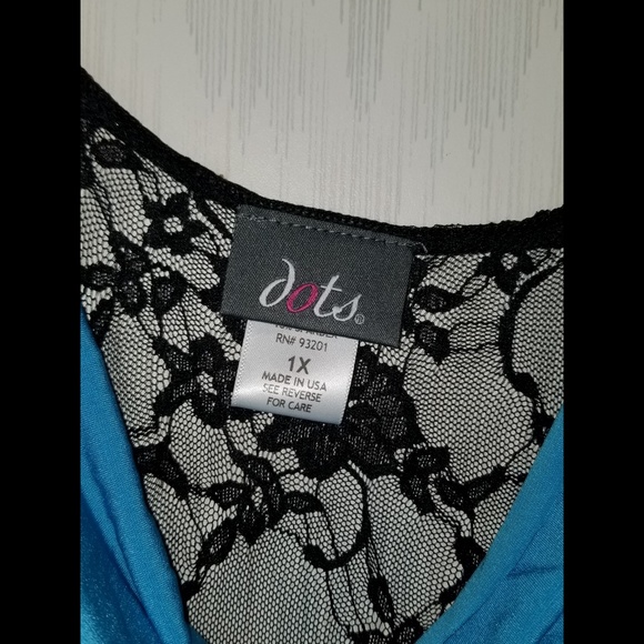 DOTS Floral Print Cowl Neck Blouse - Picture 3 of 5